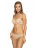 VΙΑΝΙΑ Carola Γυναικείο Σουτιέν μπέζ strapless με μπανέλα και ελαφρά ενισχυση Cup D 211414