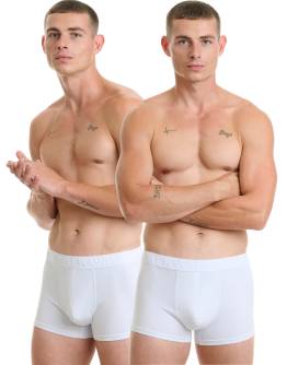 Walk Ανδρικό βαμβακερό μπόξερ με ανάγλυφο λάστιχο W1761-1