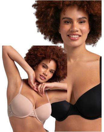 DORINA NADIA-2TEM ΣΟΥΤΙΕΝ DEMI FULL CUP D-E | ΜΕ ΕΛΑΦΡΑ ΕΝΙΣΧΥΣΗ ΚΑΙ ΜΠΑΝΕΛΑ | WITH WIRE FXTT0002LA172-2X0428 ROSE/NOIR