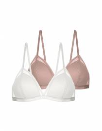 DORINA LAMINA-2ΤΕΜ ΓΥΜΝΑΙΚΕΙΑ BRALETTE FULL CUP | ΕΛΑΦΡΑ ΕΝΙΣΧΥΣΗ | WIRELESS FXBR0048LA077-2X0465 IVOIRE/PINK