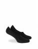 WALK Ανδρικές Αόρατες βαμβακερές κάλτσες (3 ζεύγη) Μαύρο V25_02