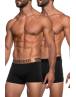 INIZIO ΑΝΔΡΙΚΟ BOXER ΜΕ ΕΞΩΤΕΡΙΚΟ ΜΕΤΑΛΙΖΕ ΛΑΣΤΙΧΟ 2 PACK ΜΠΡΟΝΖΕ/ΜΑΥΡΟ/ΜΑΥΡΟ 44000-14