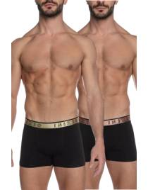 INIZIO ΑΝΔΡΙΚΟ ΜΑΥΡΟ BOXER ΜΕ ΕΞΩΤΕΡΙΚΟ ΜΕΤΑΛΙΖΕ ΛΑΣΤΙΧΟ ΚΑΙ ΣΧΕΔΙΟ ΓΡΑΜΜΕΣ 44400-2 ΜΑΥΡΟ-ΧΡΥΣΟ ΜΑΥΡΟ-ΜΠΡΟΝΖΕ