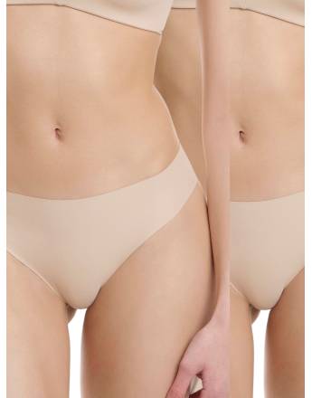 Walk Γυναικείο Αόρατο σλιπ χωρίς ραφές (2 τμχ.) Μπεζ - Μπεζ W2072_1919