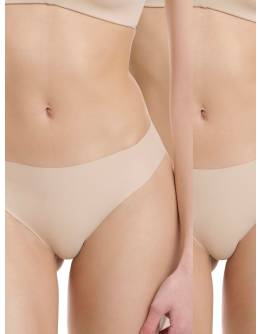 Walk Γυναικείο Αόρατο σλιπ χωρίς ραφές (2 τμχ.) Μπεζ - Μπεζ W2072_1919