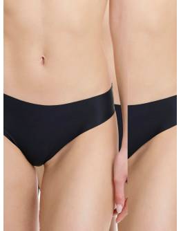 Walk Γυναικείο Αόρατο σλιπ χωρίς ραφές (2 τμχ.) Μαύρο - Μαύρο W2072_0202