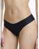 WALK Αόρατο brazilian Γυναικείο σλιπ χωρίς ραφές (2 τμχ.) Μαύρο - Μαύρο W2074_0202