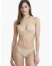 Walk Αόρατο Γυναικείο τάνγκα χωρίς ραφές (2 τμχ.) Μπεζ - Μπεζ W2073_1919