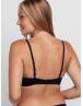 Dorina WILLA Γυναικείο Σουτιέν 2τεμ. PUSH UP PLUNGE BRA Cup-B FXPG0007LA182-2X0490 BLACK/PINK