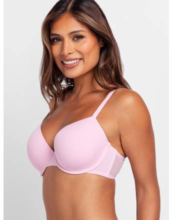 DORINA WILLA 2ΤΕΜ Γυναικειο Σουτιεν με ελαφρα ενισχυση και μπανελα Cup D-E FXTT0002LA182-2X0490 BLACK/PINK