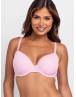 DORINA WILLA 2ΤΕΜ Γυναικειο Σουτιεν με ελαφρα ενισχυση και μπανελα Cup D-E FXTT0002LA182-2X0490 BLACK/PINK