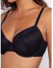 DORINA EMERSYN 2ΤΕΜ Γυναικείο Σουτιέν με ελαφρά ενίσχυση και μπανέλα Cup D-E FXTT0099LA189-2X0018 BLACK/IVORY
