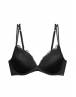 DORINA ORIGINS SHINY ΓΥΝΑΙΚΕΙΟ ΣΟΥΤΙΕΝ MICRO PUSH UP PLUNGE BRA CUP B-D FXPG0053MI127-BK0001 Μαύρο