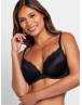 DORINA ORIGINS SHINY ΓΥΝΑΙΚΕΙΟ ΣΟΥΤΙΕΝ MICRO PUSH UP PLUNGE BRA CUP B-D FXPG0053MI127-BK0001 Μαύρο