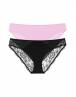 DORINA WILLA ΓΥΝΑΙΚΕΙΟ SLIP 2ΤΕΜ. BRIEF FXBF0053LA182-2X0490 BLACK/PINK