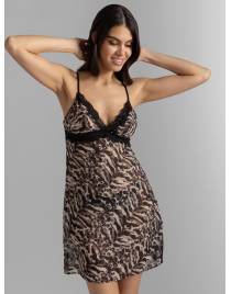 DORINA ORIGINS PRINT NON PADDED ΓΥΝΑΙΚΕΙΟ ΝΥΧΤΙΚΟ FXDS0021PC002-BK0097 BLACK