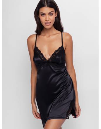 DORINA ORIGINS NON PADDED DRESS ΓΥΝΑΙΚΕΙΟ ΝΥΧΤΙΚΟ FXDS0021SW004-BK0001 ΜΑΥΡΟ