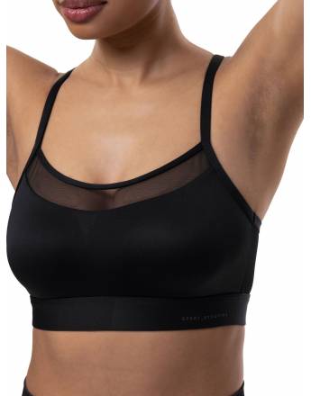DORINA ΑΘΛΗΤΙΚΟ ΣΟΥΤΙΕΝ MOTION ME ΕΛΑΦΡΑ ΕΝΙΣΧΥΣΗ SPORTS BRA FULL CUP, ΧΩΡΙΣ ΜΠΑΝΕΛΑ D001715MI056-BK000 ΜΑΥΡΟ