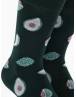Walk Κάλτσες από bamboo με σχέδιο avocado Πράσινο σκούρο W304-45_40