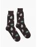 Walk Κάλτσες από bamboo με σχέδιο avocado Καφέ W304-45_16