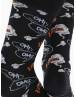 Walk Βαμβακερές κάλτσες με σχέδιο pop art Μαύρο W1064-34_02