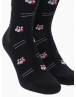 Walk Βαμβακερές κάλτσες με σχέδιο bowling Μαύρο W1064-35_02