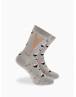 Walk Γυναικείες Βαμβακερές κάλτσες με σχέδιο sushi Γκρι ανοικτό W132-11_13