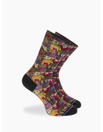 Walk Γυναικείες Κάλτσες από bamboo με seamless 360° print S600-19_MULTI