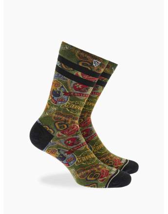 Walk Ανδρικές Κάλτσες από bamboo με seamless 360° print S500-30_MULTI