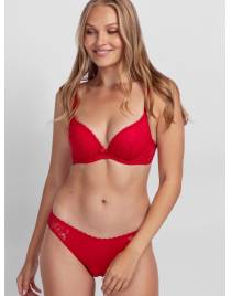 DORINA SONIA ΓΥΝΑΙΚΕΙΟ ΣΛΙΠ 2ΤΕΜ DCBF0017LA052-2X0314 RED/BLACK