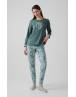 MINERVA Naturally Γυναικεία Πιτζάμα 90-52639 GREEN BALSAM
