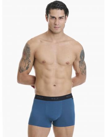WALK Ανδρικό Μπόξερ από bamboo Πετρόλ W1770_87
