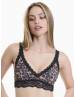 Walk Γυναικεία Bralette από δαντέλα σε λεοπάρ print με αφαιρούμενα cups Multicolor W2240-1_MULTI