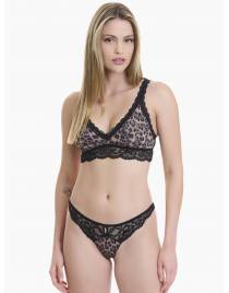 Walk Γυναικείο Slip Τάνγκα από δαντέλα Multicolor W2041-1_MULTI
