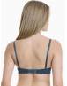 Walk Γυναικείο Σουτιέν από δαντέλα χωρίς μπανέλα, με ελαφριά ενίσχυση Πετρόλ W2242_87