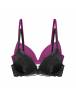 DORINA Angie Γυναικείο Σουτιέν 2Τεμ.. Push Up Cup-D DCPG0003LA001-2X0494 NOIR/FUCHISIA