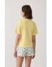MINERVA Lemon Γυναικεία Κοντομάνικη Πυτζάμα 90-53222-323 ΚΙΤΡΙΝΟ SS2026