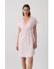 MINERVA Tulips Γυναικεία Κοντομάνικη Νυχτικιά Θηλασμού/ Εγκυμοσύνης 90-53234-366 ECRU-PINK TULIPS SS2026