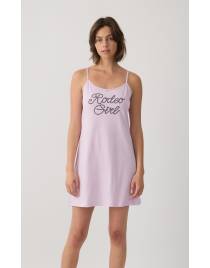 MINERVA Rodeo Girl Γυναικεία Αμάνικη Μπριτέλα Νυχτικιά 90-53241-274 ΛΙΛΑ SS2026