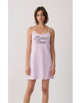 MINERVA Rodeo Girl Γυναικεία Αμάνικη Μπριτέλα Νυχτικιά 90-53241-274 ΛΙΛΑ SS2026