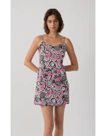 MINERVA Fruits Γυναικεία Αμάνικη Μπριτέλα Νυχτικιά 90-53248-312 FRUITS FUCHSIA SS2026