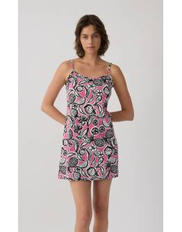 MINERVA Fruits Γυναικεία Αμάνικη Μπριτέλα Νυχτικιά 90-53248-312 FRUITS FUCHSIA SS2026