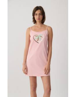 MINERVA Tropical Γυναικεία Αμάνικη Μπριτέλα 90-53257-371 ΡΟΖ BAROQUE SS2026