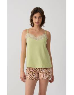 MINERVA Animal Αμάνικη Μπριτέλα Γυναικεία Πιτζάμα 90-53261-311 ΒΕΡΑΜΑΝ DUSTY SS2026