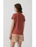MINERVA Animal Γυναικεία Κοντομάνικη Πυτζάμα 90-53265-104 TERRACOTA SS2026