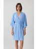 MINERVA Uni Μονόχρωμη Γυναικεία Ρόμπα/ Κιμονό 90-53233-728 ΣΙΕΛ SS2026