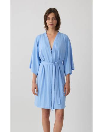 MINERVA Uni Μονόχρωμη Γυναικεία Ρόμπα/ Κιμονό 90-53233-728 ΣΙΕΛ SS2026
