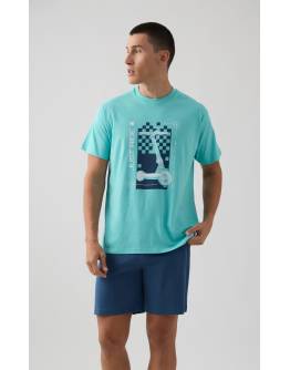 MINERVA Just Ride Ανδρική Πυτζάμα 90-71342-467 ΒΕΡΑΜΑΝ