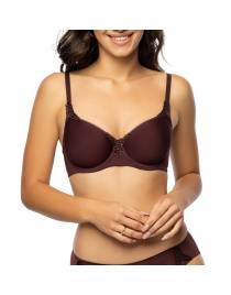 VIANIA Carola Σουτιέν Spacer με Ελαφριά Ενίσχυση, Μπανέλα Cup E/F/G DARK SECRET - ΚΑΦΕ