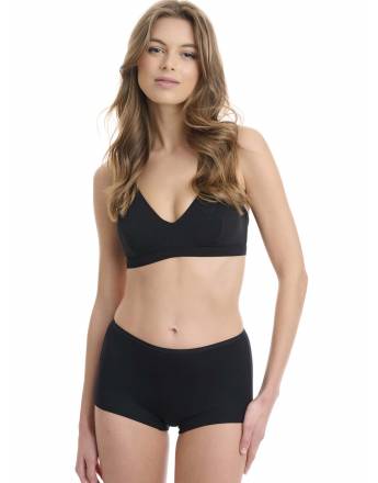 Walk Σλιπ μπόξερ/σορτσάκι από bamboo (2 τμχ.) Μαύρο - Μαύρο W2034_0202